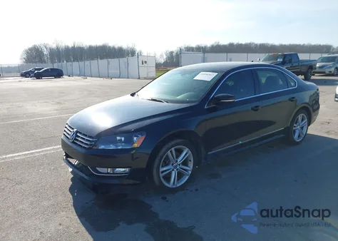 2013 Volkswagen Passat 2.0L Tdi Sel Premium from USA, damaged, VIN 1VWCN7A39DC142798